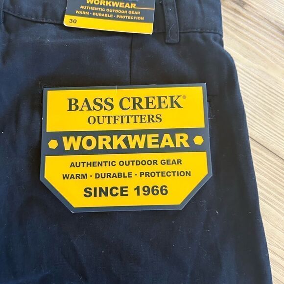 Bass Creek Outfitters Mens Workwear Shorts Navy Blue, size 30, NWT - Picture 6 of 7